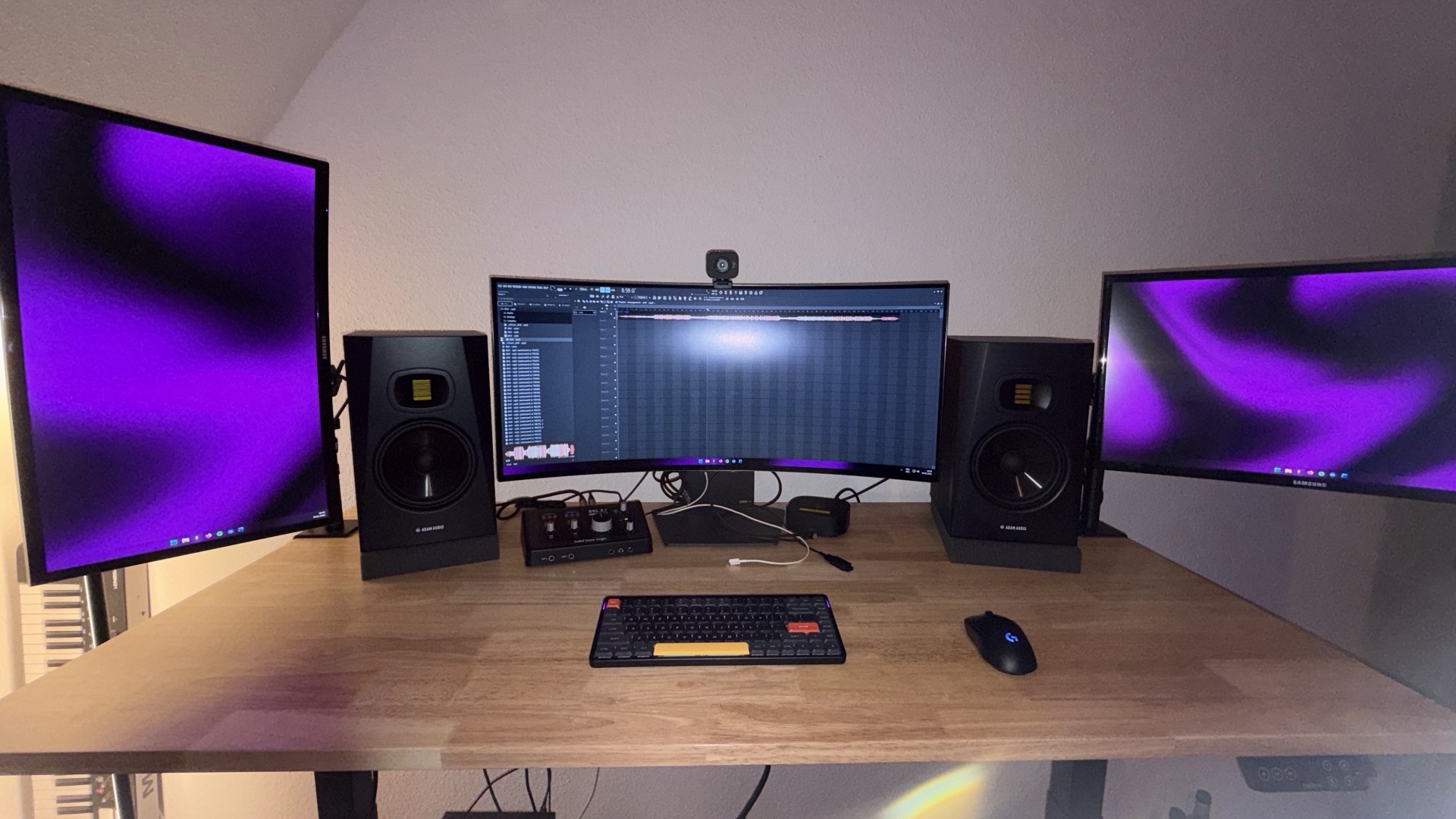 Production workstation and audio interface
